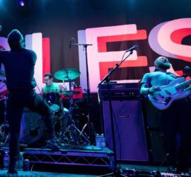 IDLES perform a Lollapalooza Aftershow at Metro in Chicago on July 28, 2022.