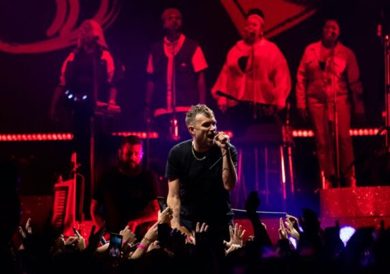 Gorillaz perform at the United Center in Chicago on Oct. 3, 2022.