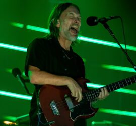 The Smile performs at the Pitchfork Music Festival in Chicago on July 21, 2023.