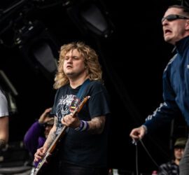 Viagra Boys perform at Riot Fest in Chicago on Sept. 16, 2023.