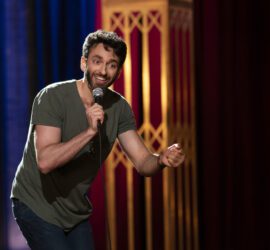 Verified Stand-Up. Gianmarco Soresi at Webster Hall for Verified Stand-Up. Cr. Marcus Russell Price/Netflix © 2023