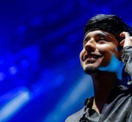 Ivan Cornejo performs at the Aragon Ballroom in Chicago on Nov. 16, 2023.