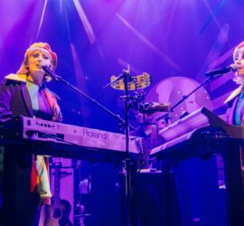 Lucius performs at The Vic in Chicago on Jan. 27, 2024.