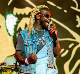 Black Pumas perform at the Pitchfork Music Festival in Chicago on July 19, 2024.