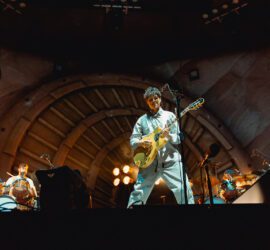 Vampire Weekend performs at Huntington Bank Pavilion in Chicago on July 26, 2024.