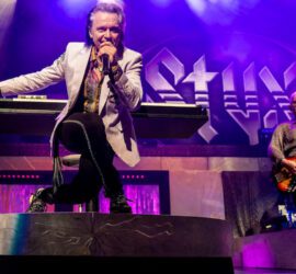 Styx performs at Credit Union 1 Amphitheatre in Tinley Park on Aug. 24, 2024.