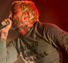 Idles performs at the Byline Bank Aragon Ballroom in Chicago on Sept. 18, 2024.