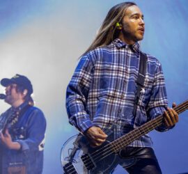 Fall Out Boy performs at Riot Fest on Sept. 20, 2024.