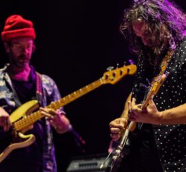 The War on Drugs perform at the United Center in Chicago on Sept. 24, 2024.