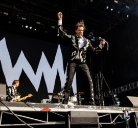 The Hives perform at Riot Fest on Sept. 21, 2024.