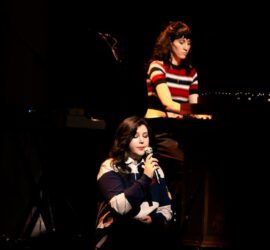 Lucy Dacus performs at The Chicago Theatre in Chicago on May 1, 2025.