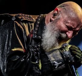 Judas Priest performs at Credit Union 1 Amphitheatre in Tinley Park on Oct. 5, 2025.